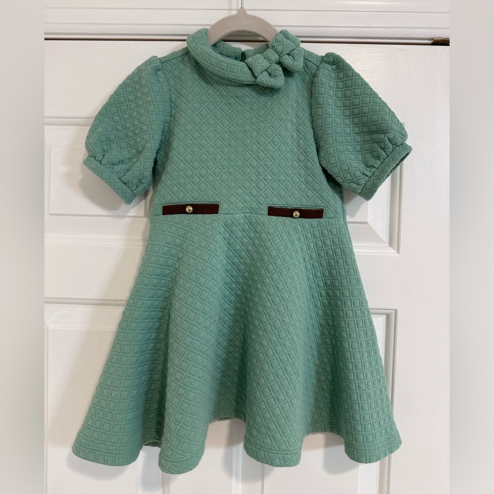 Janie and Jack Quilted Equestrian Dress